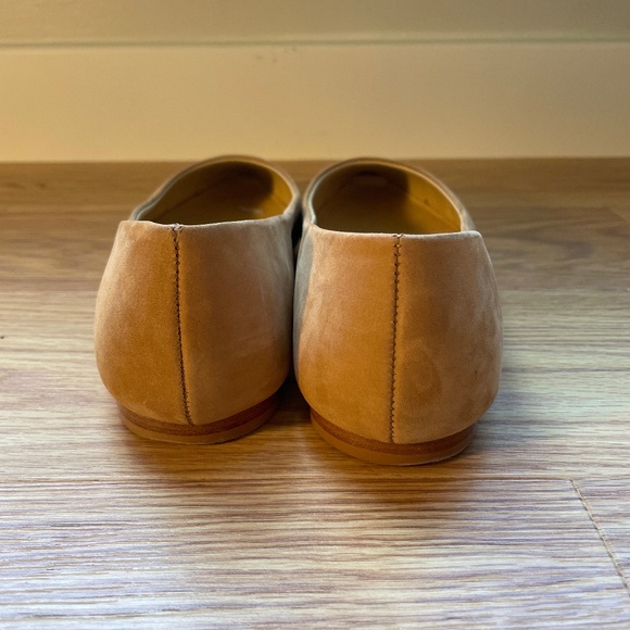 Nisolo Fina Pointed Toe Flat Suede 8.5 - Picture 2 of 4